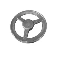 Polia Aluminio 200mm 1 Canal Perfil a 200a1