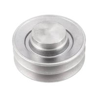 Polia Aluminio 50mm 2 Canal Perfil a 50a2