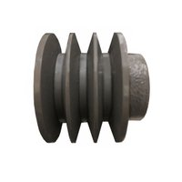 Polia Ferro Fundido 100mm C/ 3 Canais Perfil B 100b3