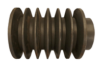 Polia Ferro Fundido 100mm C/ 6 Canais Perfil B 100b6