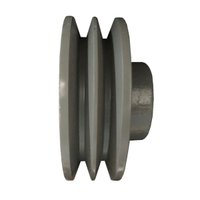 Polia Ferro Fundido 120mm C/ 2 Canais Perfil B 120b2