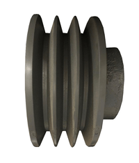 Polia Ferro Fundido 120mm C/ 3 Canais Perfil B 120b3