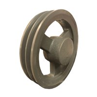 Polia Ferro Fundido 180mm C/2 Canais Perfil a 180a2