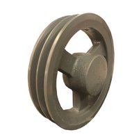 Polia Ferro Fundido 200mm C/ 2 Canais Perfil a 200a2