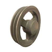 Polia Ferro Fundido 220mm C/ 1 Canal Perfil a 220a1
