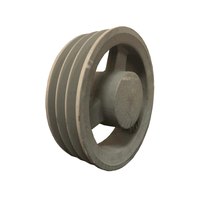 Polia Ferro Fundido 220mm C/ 3 Canais Perfil B 220b3