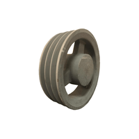 Polia Ferro Fundido 250mm C/ 3 Canais Perfil B 250b3