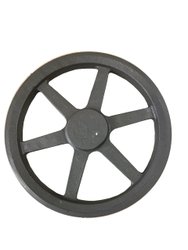 Polia Ferro Fundido 350mm C/ 2 Canais Perfil B 350b2