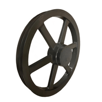 Polia Ferro Fundido 400mm C/ 2 Canais Perfil B 400b2