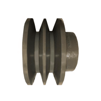 Polia Ferro Fundido 90mm C/ 2 Canais Perfil B 90b2