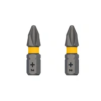 Ponta Bit Phillips Ph2x25mm Cartela 2 Und Dwaf1ph2-2h Dewalt