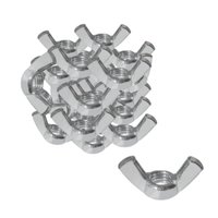 Porca Borboleta M12 Rosca Grossa Ma 1.75 Zincada 50 Und