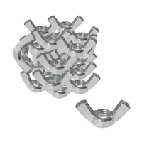 Porca Borboleta M8 Inox MA 1.25 Milimetros 100 Unidade