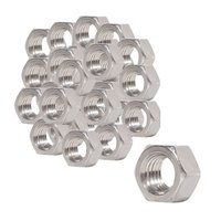 Porca Sextavada 1/4 Inox 20 UNC Polegadas 100 Und