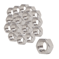 Porca Sextavada 3/8 e 1/2 Inox 100 Unidade