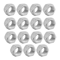 Porca Sextavada 5/16 24UNF Rosca Fina G2 Zincada 15 Unidades