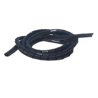 Protetor e Organizador de Fios Espiral 12mm Preto Vonder