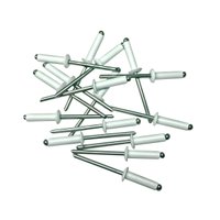 Rebite Repuxo Branco 4,0 X 12 Alumínio 1000 Peças