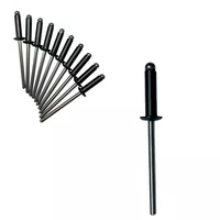 Rebite Repuxo Preto 4,0 X 16 Aluminio 1000 Unidades