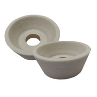 Rebolo Copo Cônico Branco 101,6 X 50,8 X 31,8 Grão 80