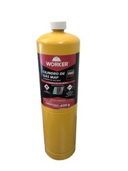 Refil Cilindro de Gás Mapp Pró 400gr Worker
