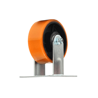 Rodizio Fixo Ferro Revestido Pu Fs516 5 Pol. A08552-f Ajax