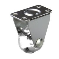 Rodizio Fixo Gel Silicone Roda Rodinha 35mm Placa Hdt