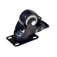 Rodizio Giratorio 50mm Preto 50kg com Freio Moveis Colson