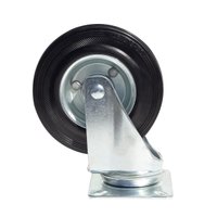 Rodízio Giratório de Borracha 5 Pol 100 Kg Gl.512.rbr Ajax