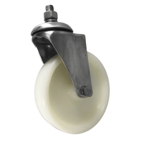 Rodízio Giratório Inox 5 Pol Glei.512.ny.fp Espiga Colson Rodízio Giratório Inox 5 Pol Glei.512.ny.fp Espiga Colson