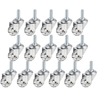 Rodizio Giratorio Silicone 35mm Pino 16 Unidade