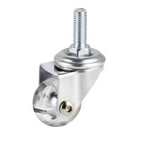 Rodizio Giratorio Silicone 35mm Pino Rodinha para Móveis Hdt