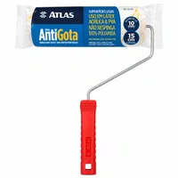 Rolo de Lã Anti Respingo 15cm Cabo Atlas Látex Acrílica Pva