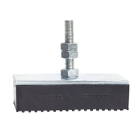 Sapata de Borracha Slim 150 X 80 X 39mm 800 Kg Parafuso M12