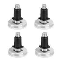 Sapata Niveladora para Móveis Base 21mm Rosca M6 Bucha 4 Und