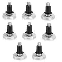 Sapata Niveladora para Móveis Base 21mm Rosca M6 Bucha 8 Und