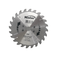 Serra Circular Vídea P/ Madeira 24 Dentes 7. 1/4 X 20 - Mister