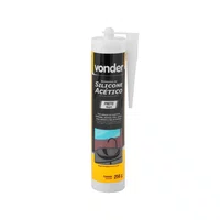 Silicone Preto Acetico 256g Vonder