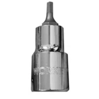 Soquete Bit Allen Curto 1/2 - 4mm Worker