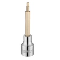 Soquete Bit Hexagonal Allen Longo de 6 Mm com Encaixe 1/2 Pol. - Sata