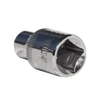 Soquete Torx E12 Hexalobular Curto com Encaixe 1/2 Pol. Sata