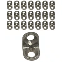 Suporte Cadeirinha Prateleira 13x13mm Metal Niquelado 50 UN