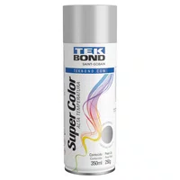 Tinta Spray Alumínio Alta Temperatura 350ml 250g Tekbond