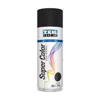 Tinta Spray Preto Fosco Uso Geral 350ml 250g - Tekbond