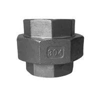 União Aço Inox 304 Rosca Femea Npt 1.1/2 Polegada