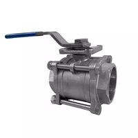 Válvula Esfera Tripartida Inox 304 2 Pol Soldavel Npt