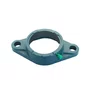 2 Mancal Oval Flange + Rolamento Ucfl205-14 p/ Eixo 7/8