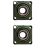 2 Mancal Pedestal + Rolamento Ucp205-14 p/ Eixo 7/8