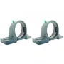 2 Mancal Pedestal + Rolamento Ucp205-14 p/ Eixo 7/8