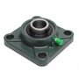 24 Mancal Quadrado Flange + 24 Rolamento UCF205-14 Eixo 25mm